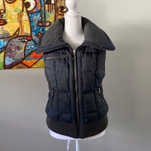 Juicy navy down vest.